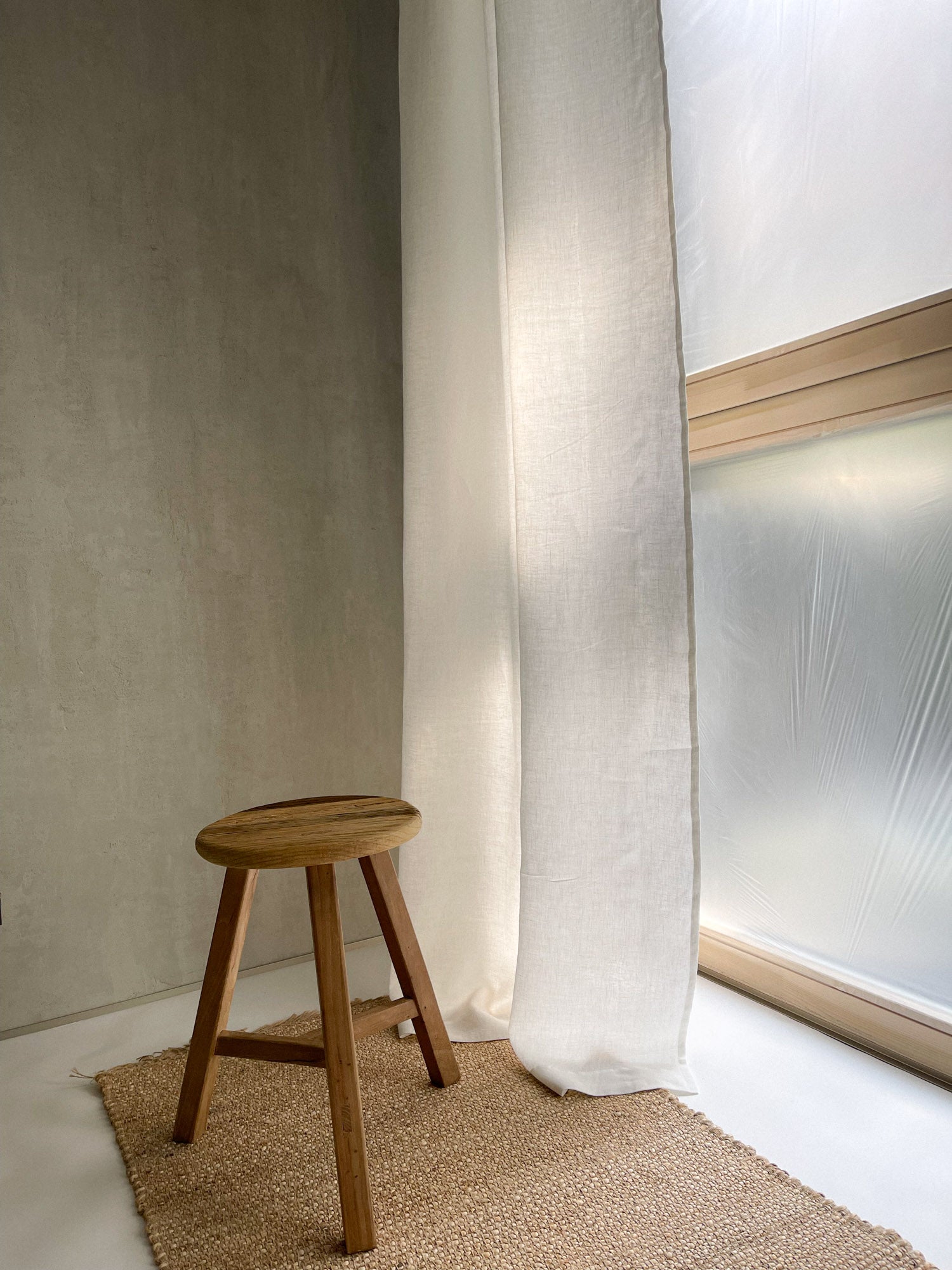 Mittelschwere Leinenvorhänge